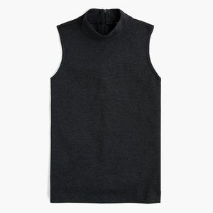 J. Crew Mockneck Tank Top in Eco Ponte